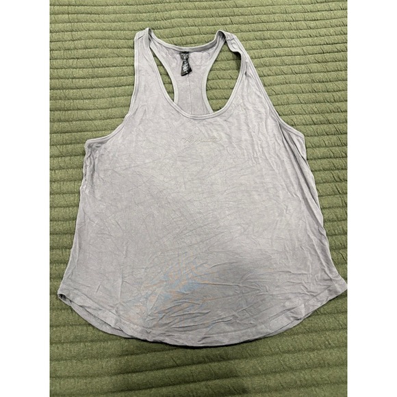Alphalete Tops - Alphalete Aspire Tank Womens Grey Charcoal Size Large Soft Stretch Racerback